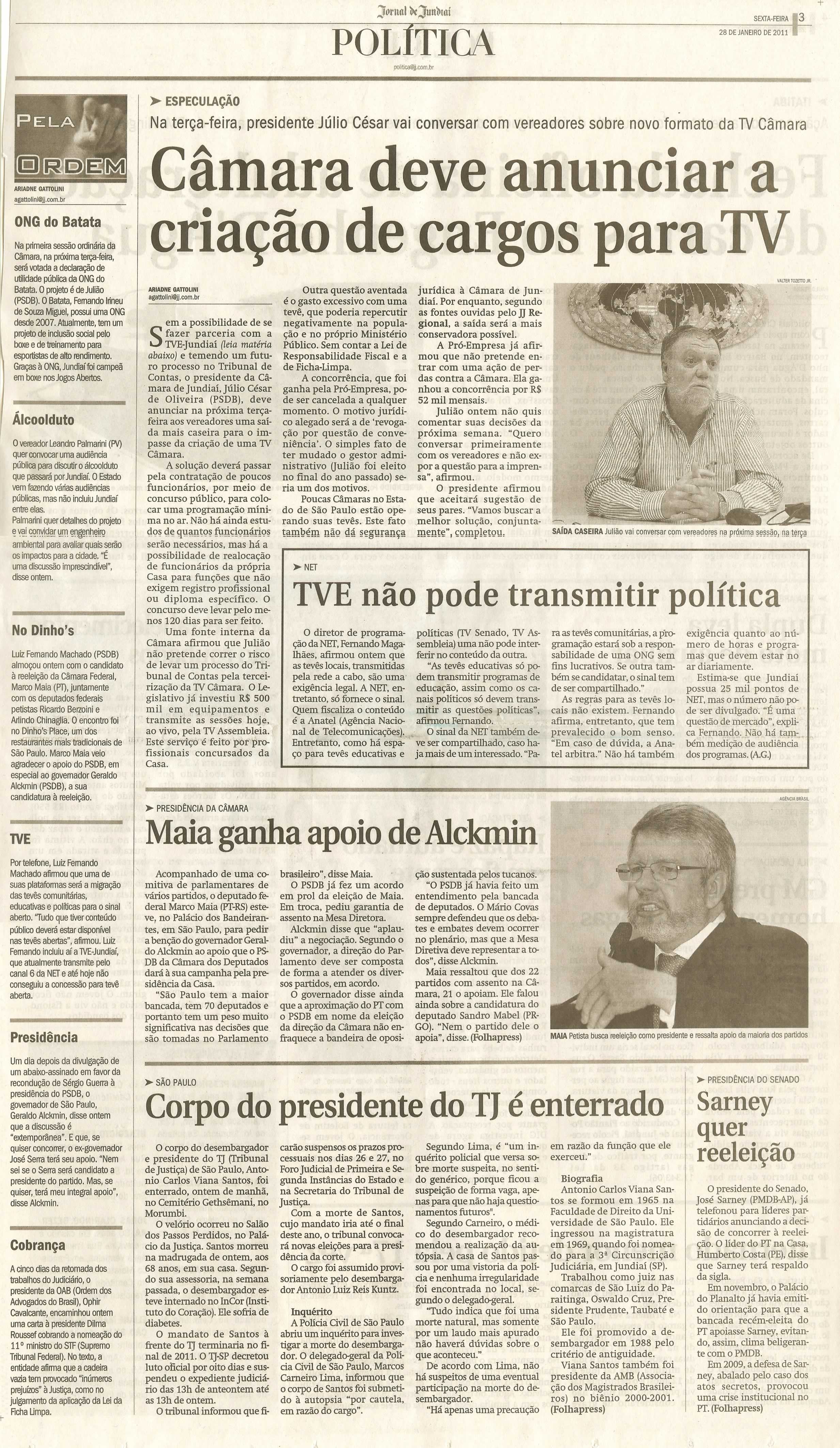 Jornal de Jundiaí - 28/01/2011