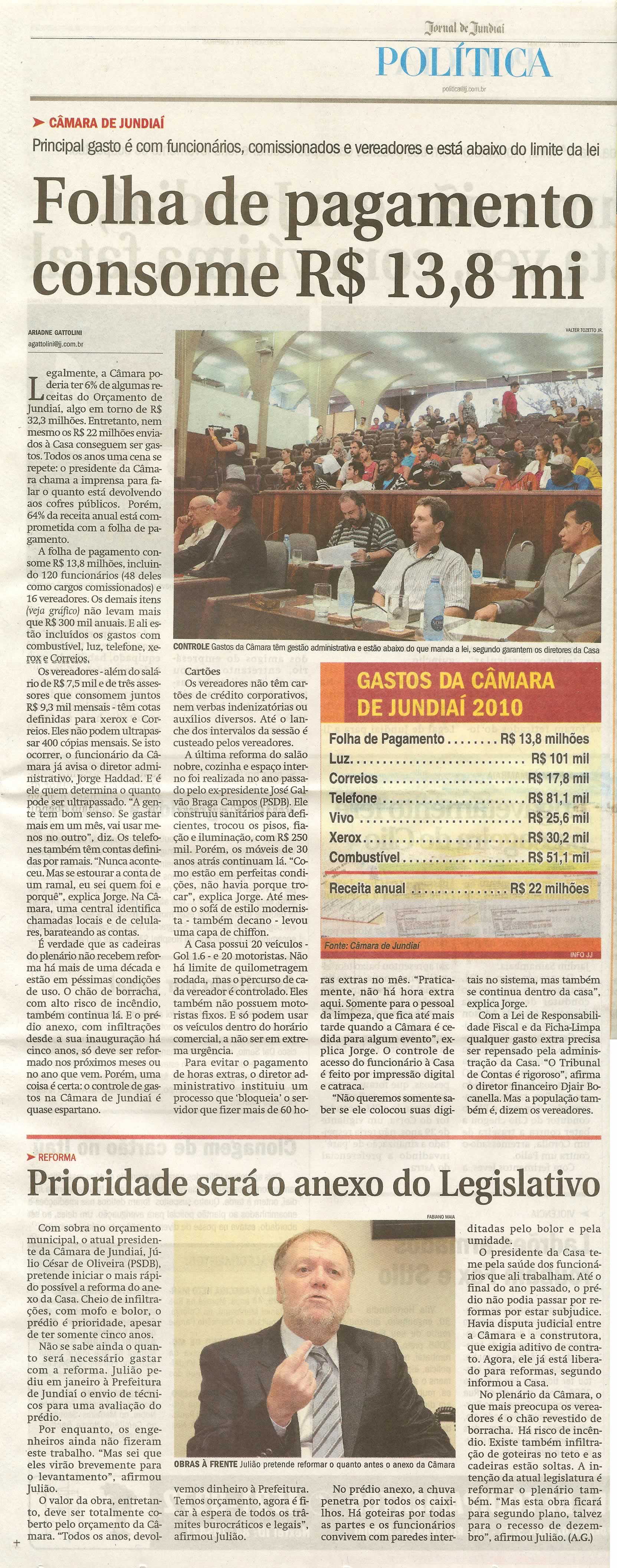 Jornal de Jundiaí - 06/02/2011