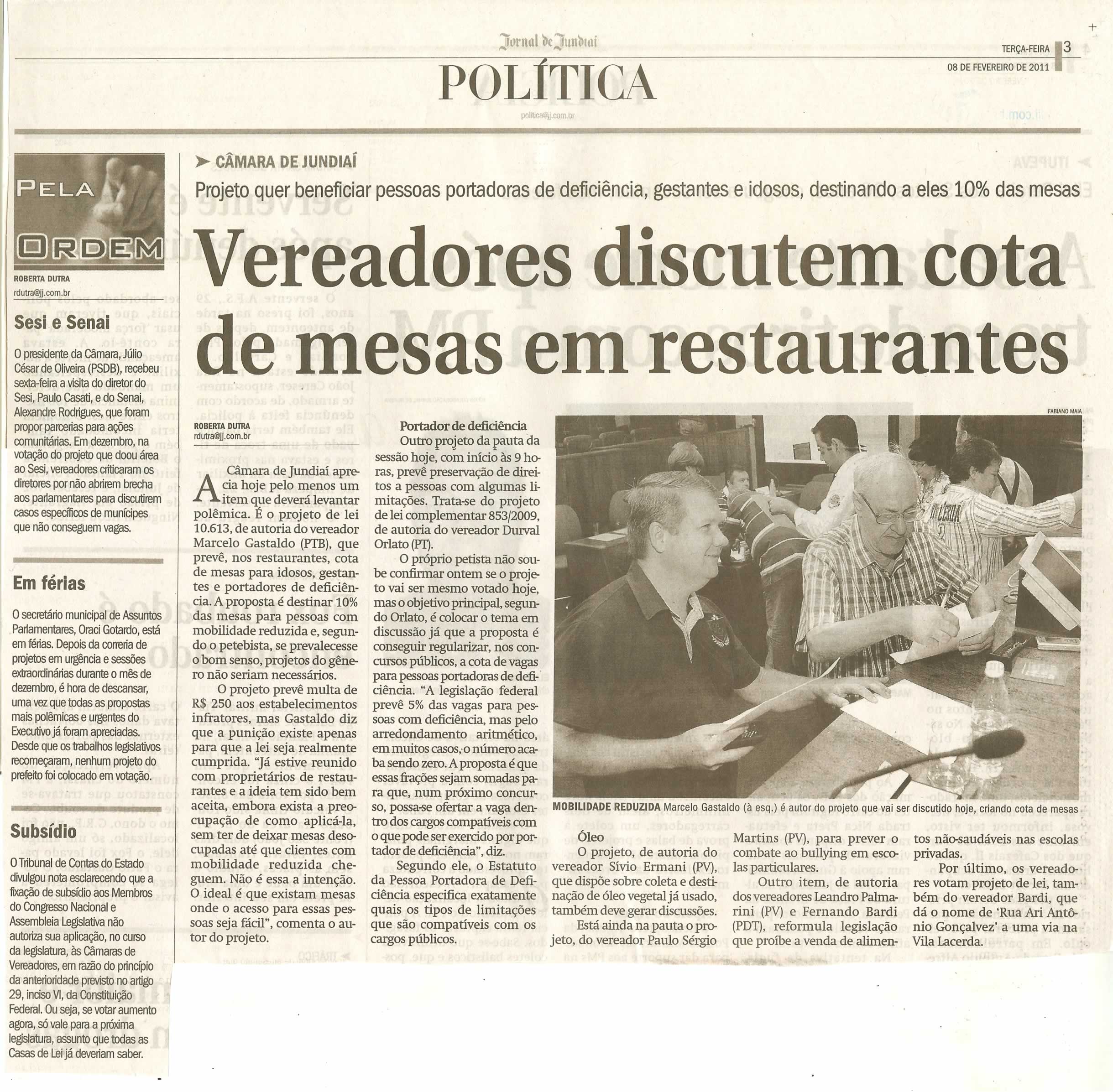 Jornal de Jundiaí - 08/02/2011