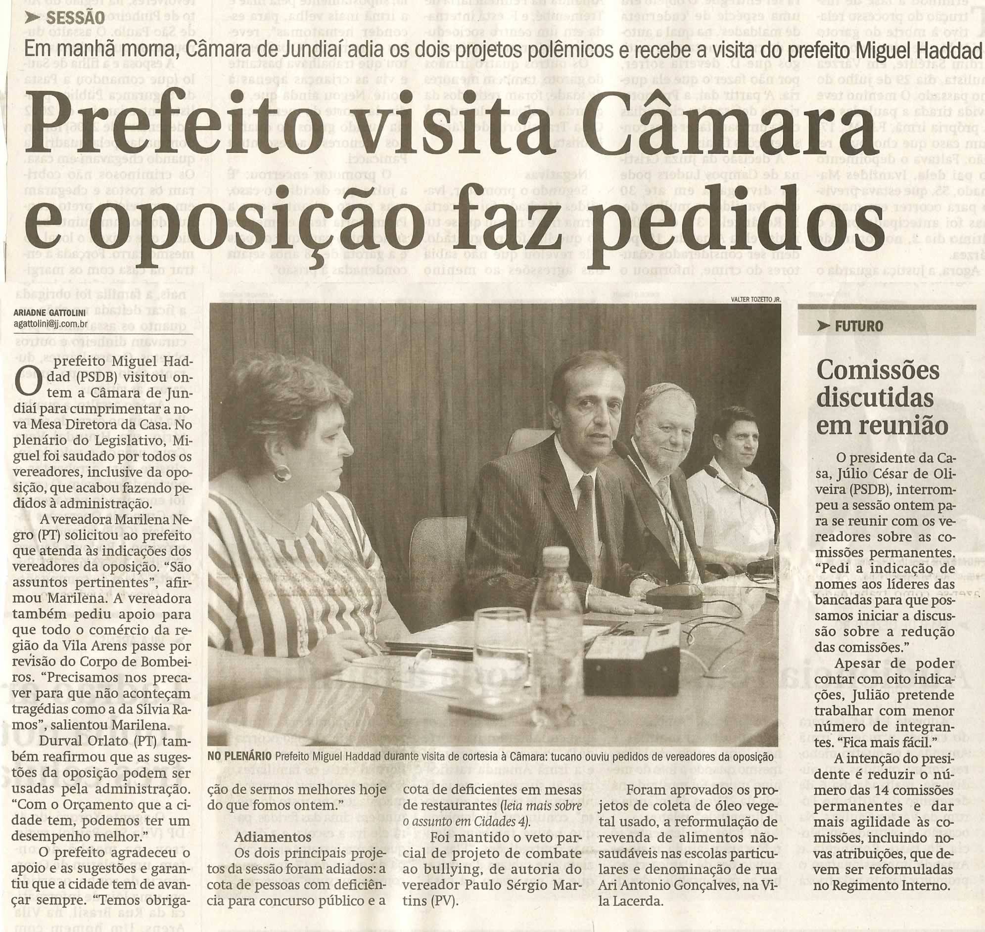Jornal de Jundiaí - 09/02/2011