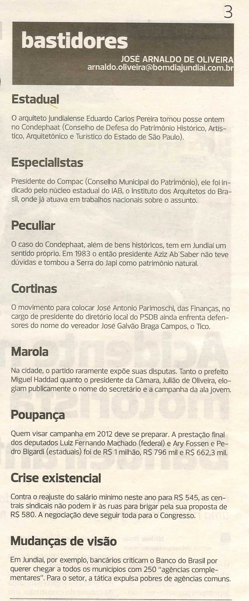 Bom Dia Jundiaí - 10/02/2011
