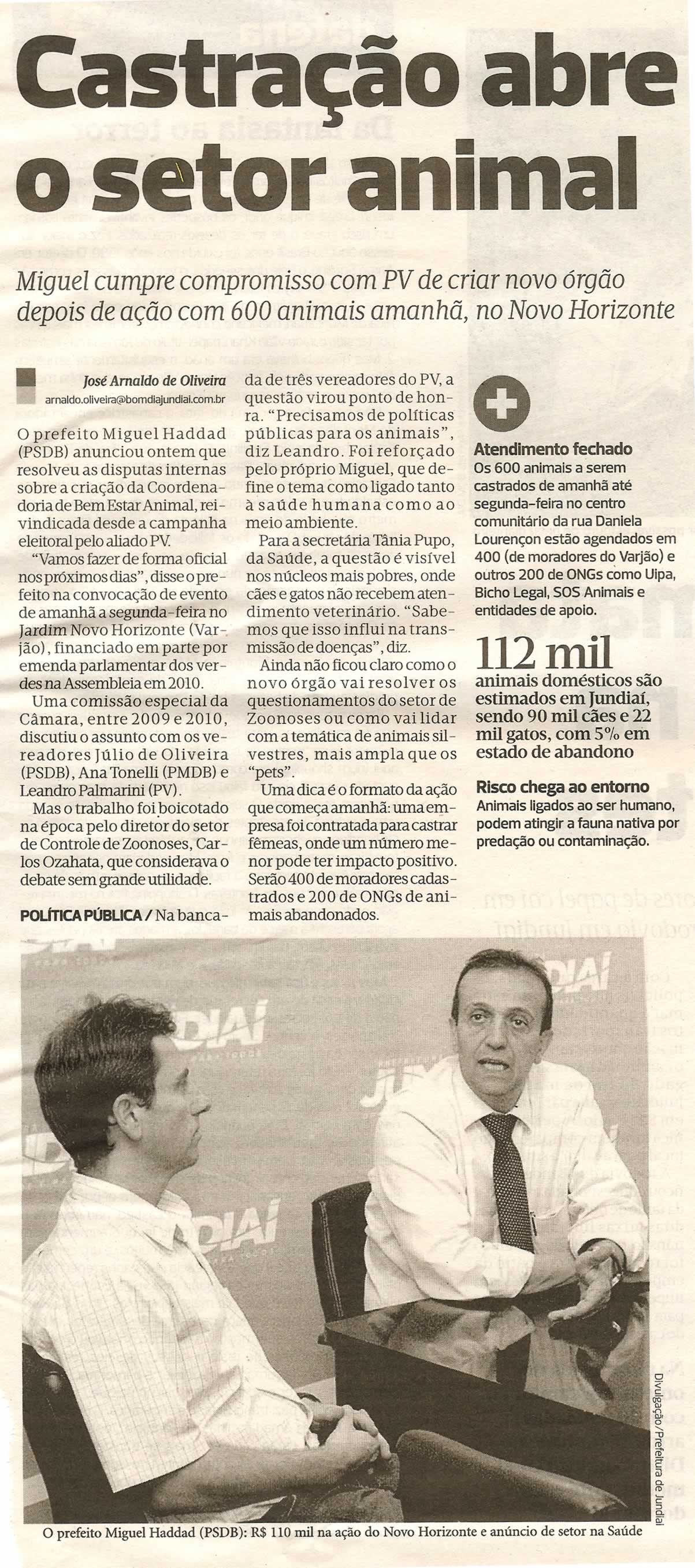 Bom Dia Jundiaí - 10/02/2011