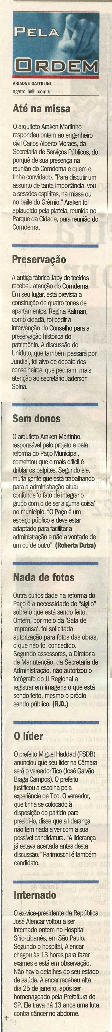 Jornal de Jundiaí - 10/02/2011