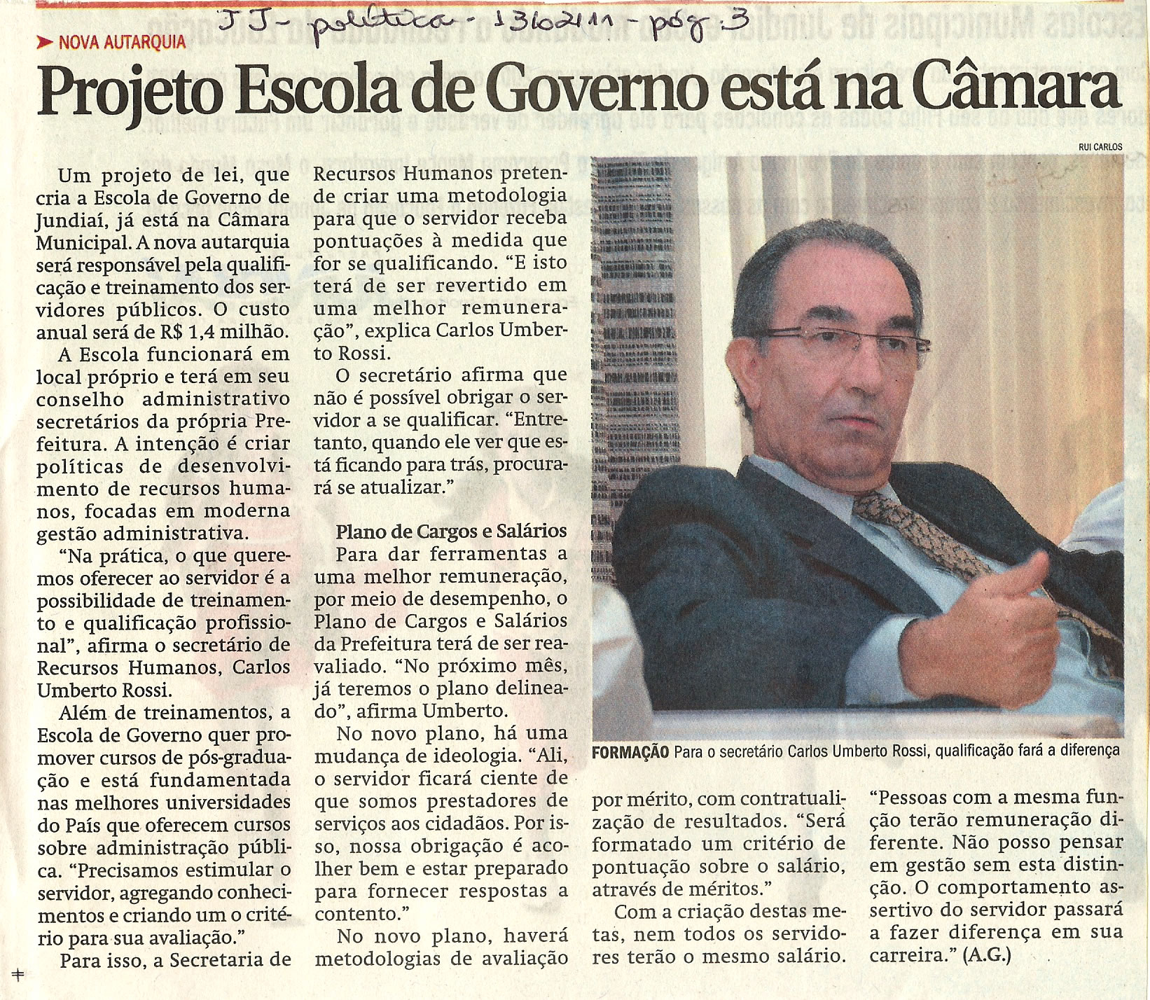 Jornal de Jundiaí - 13/02/2011
