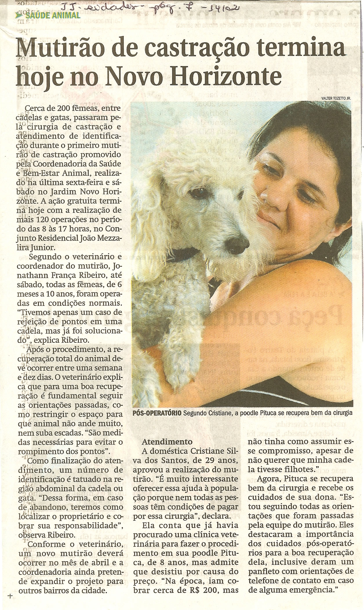 Jornal de Jundiaí - 14/02/2011