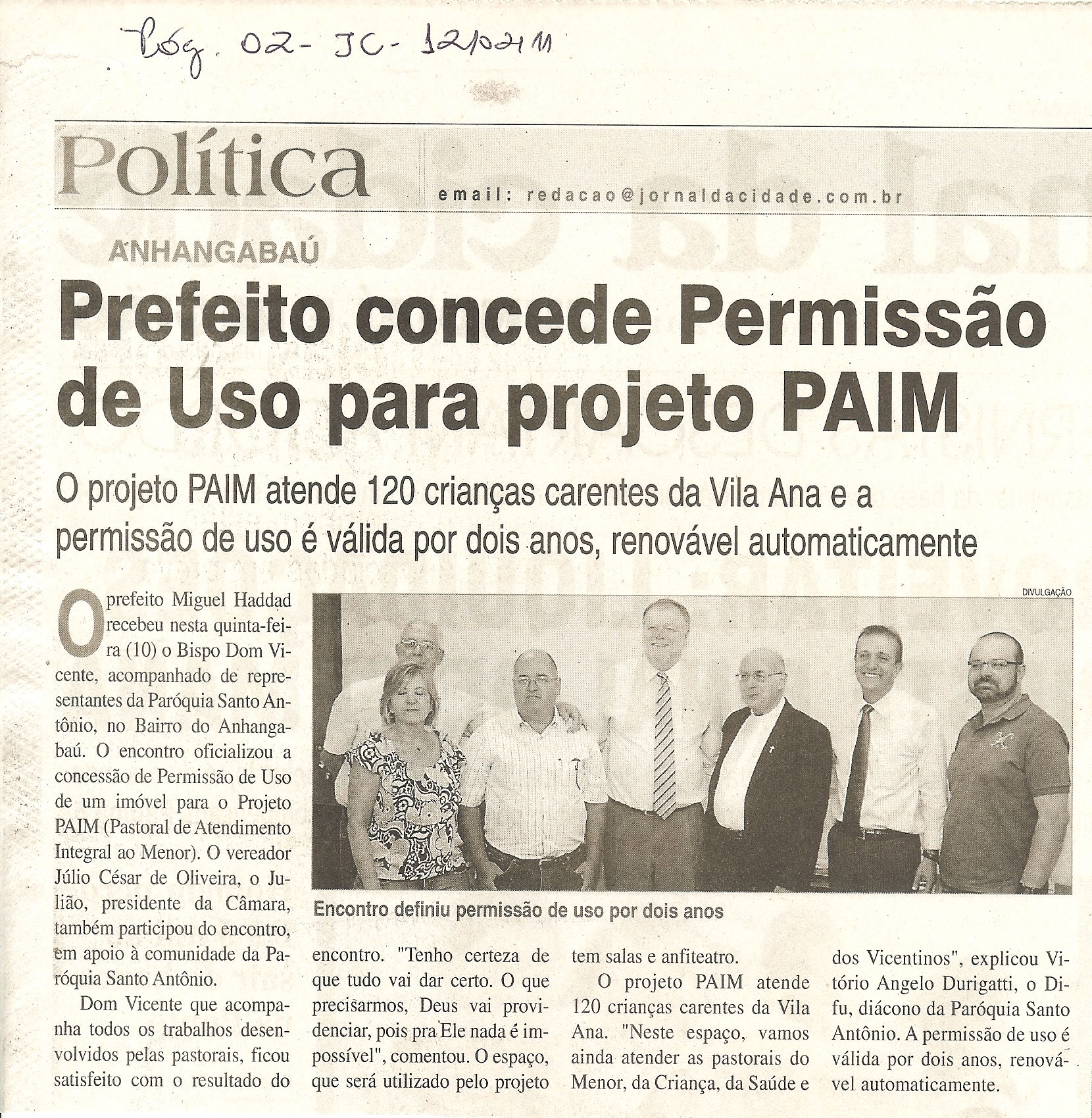 Jornal da Cidade - 12/02/2011