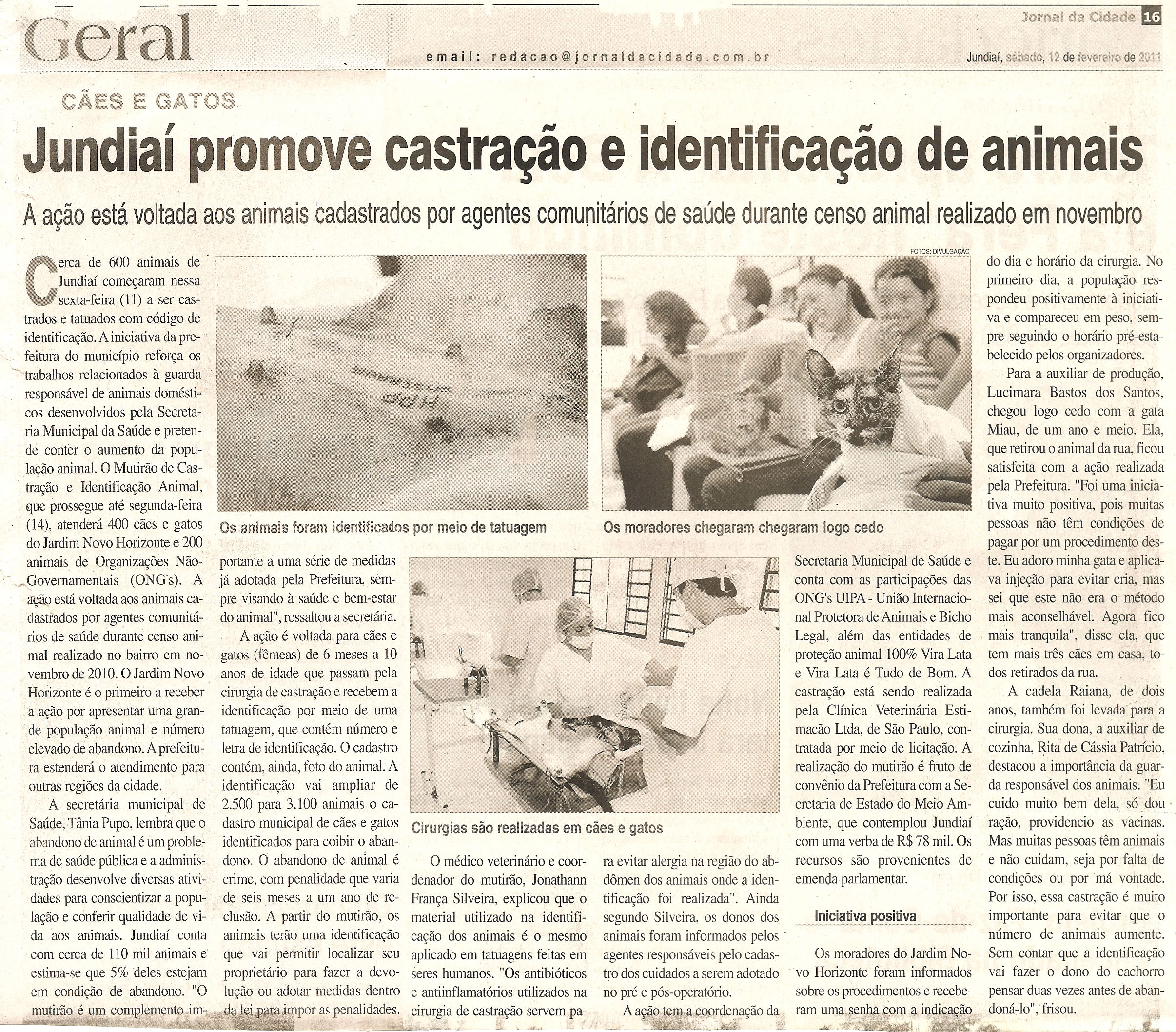 Jornal da Cidade - 12/02/2011