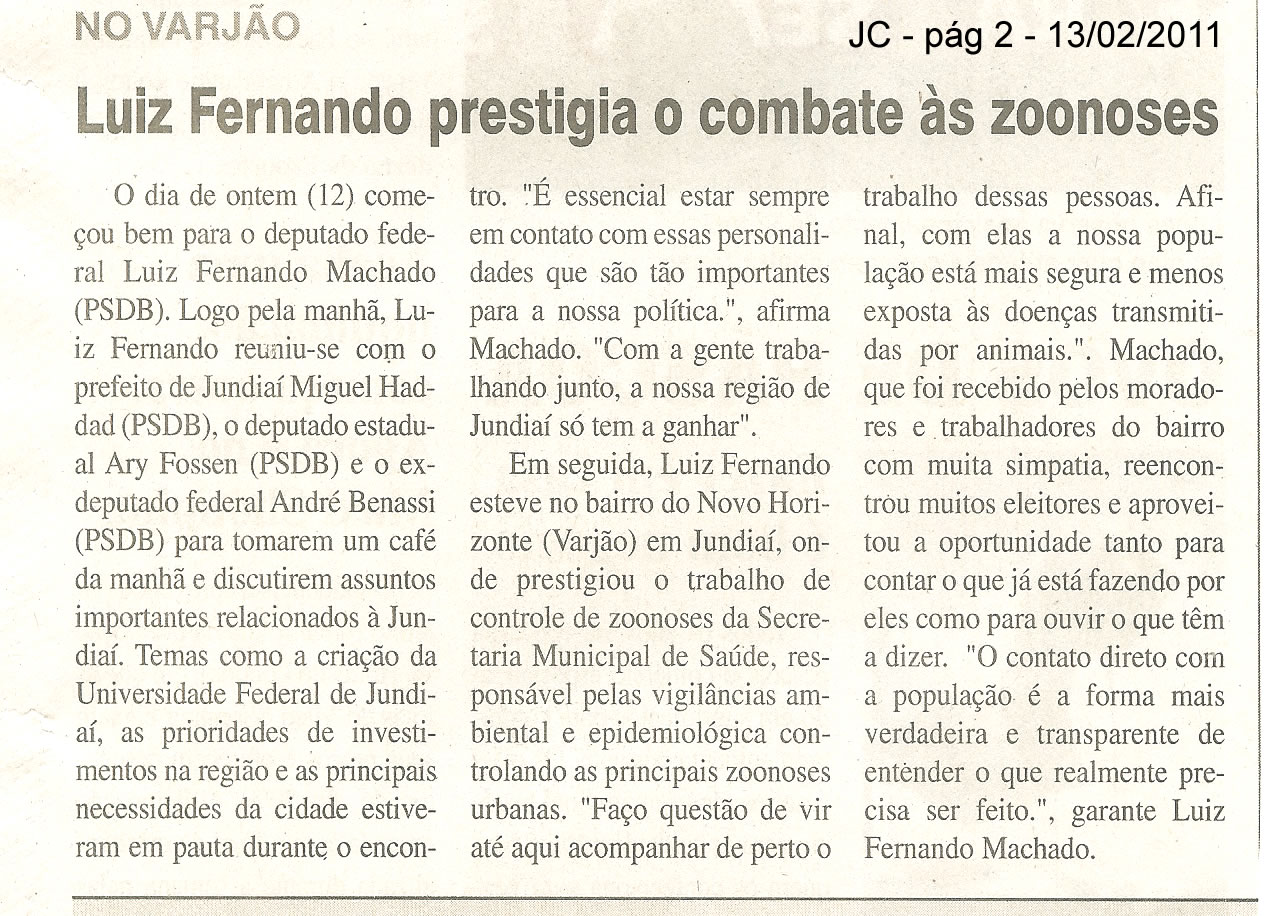 Jornal da Cidade - 13/02/2011