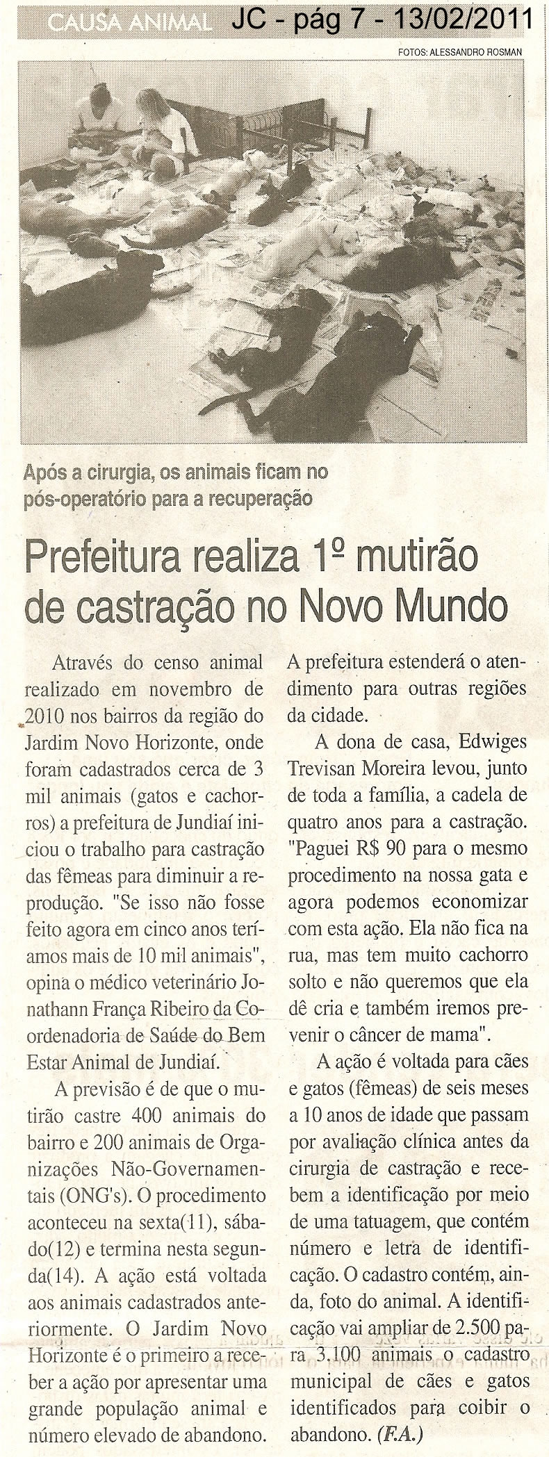 Jornal da Cidade - 13/02/2011