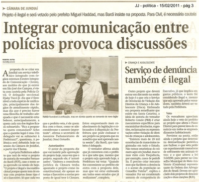 Jornal de Jundiaí - 15/02/2011