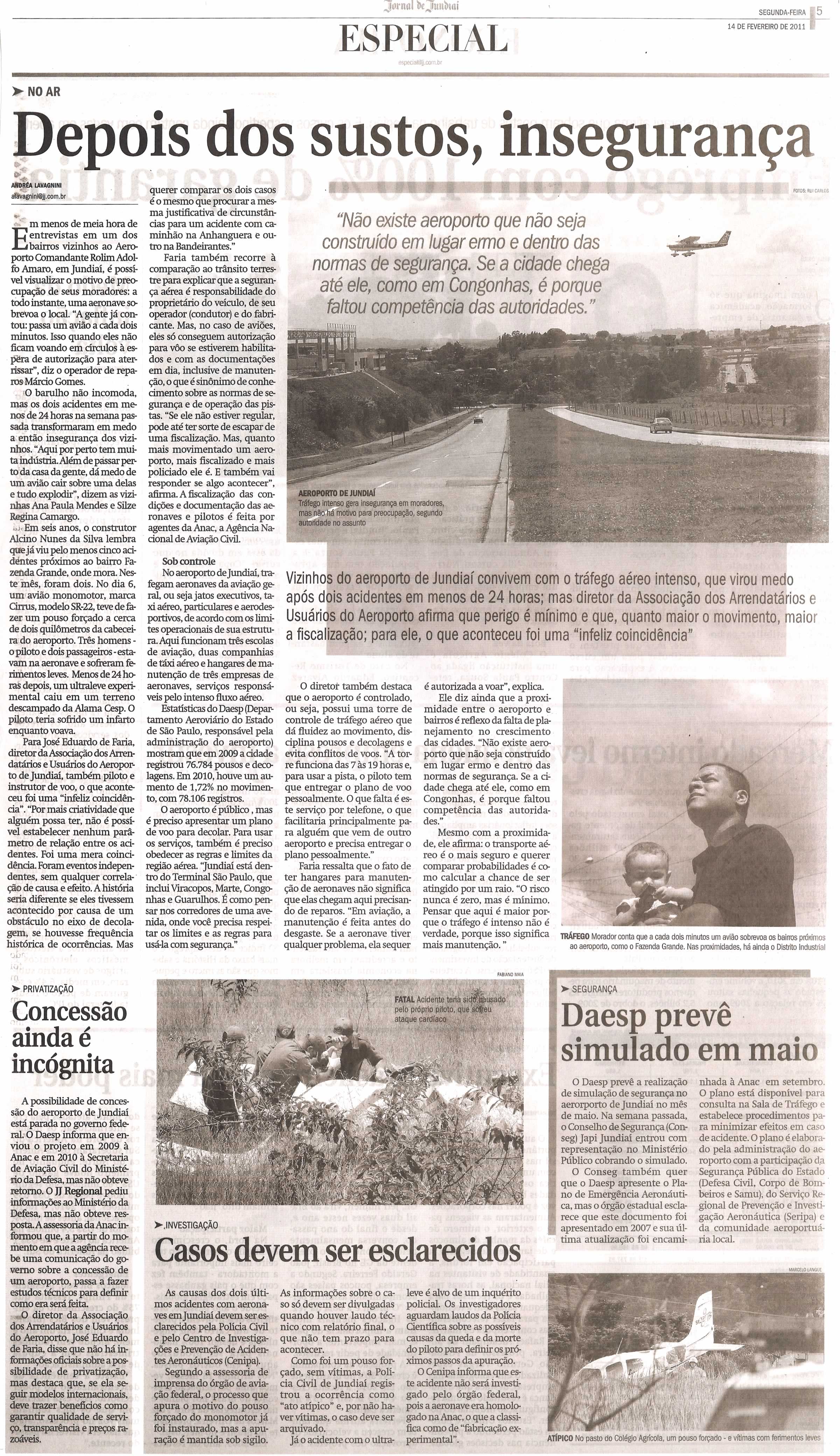Jornal de Jundiaí - 14/02/2011