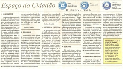 Jornal de Jundiaí - 17/02/2011