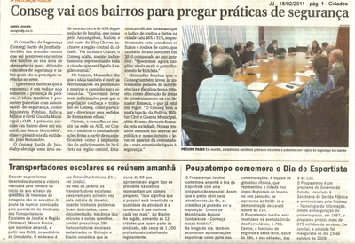 Jornal de Jundiaí - 18/02/2011