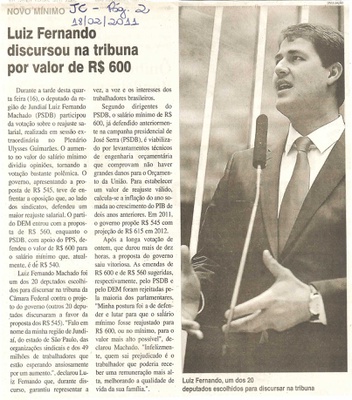 Jornal da Cidade - 18/02/2011