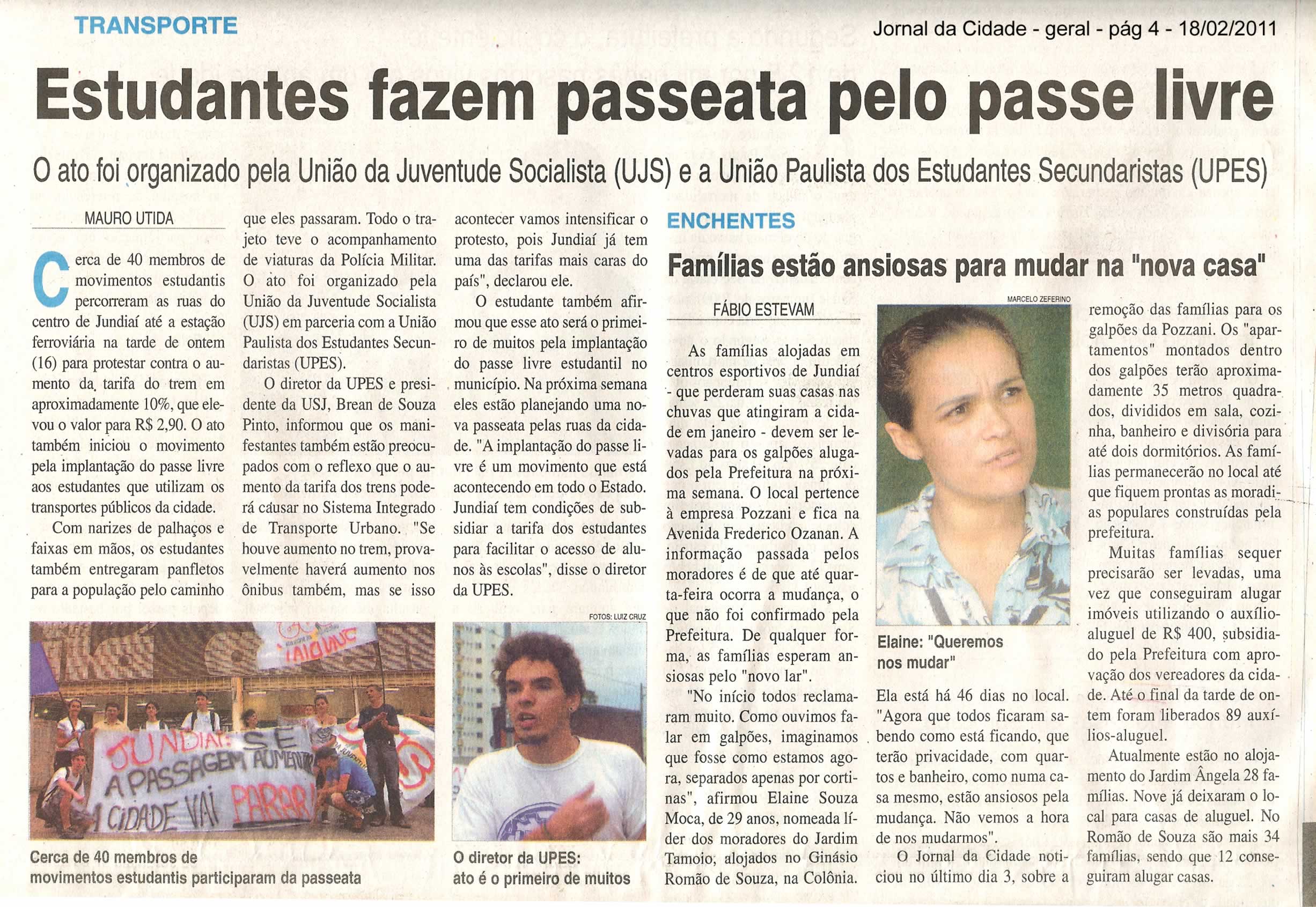 Jornal da Cidade - 18/02/2011