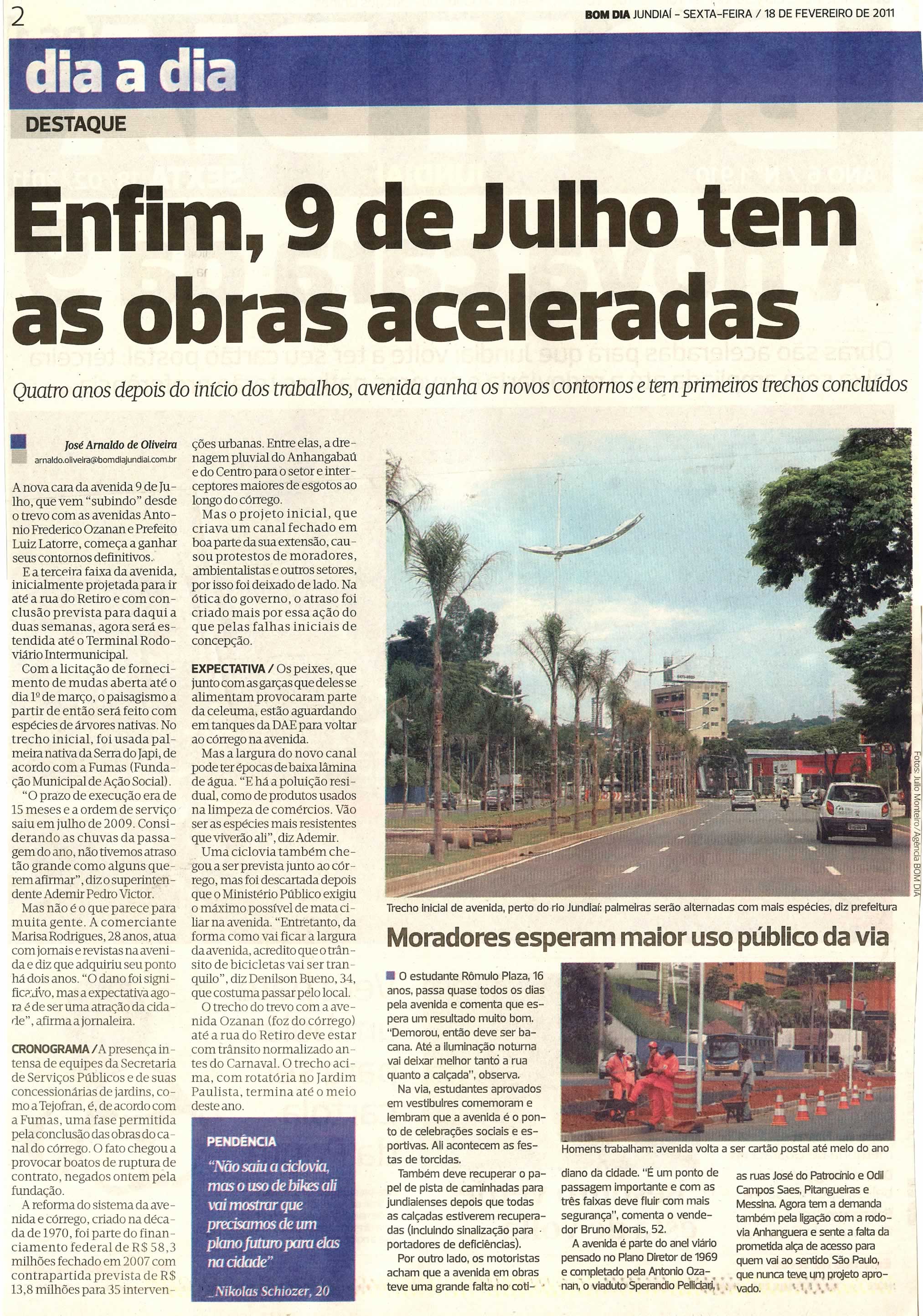 Jornal Bom Dia - 18/02/2011