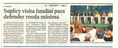 Jornal de Jundiaí - 19/02/2011