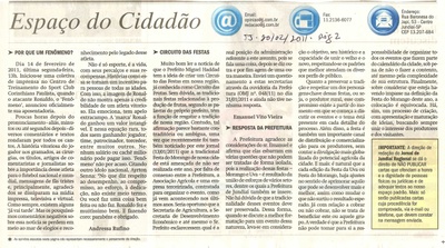 Jornal de Jundiaí - 20/02/2011