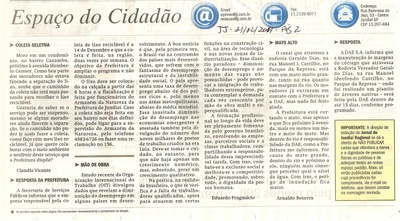 Jornal de Jundiaí - 21/02/2011