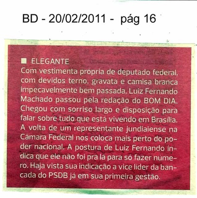 Bom Dia Jundiaí - 20/02/2011