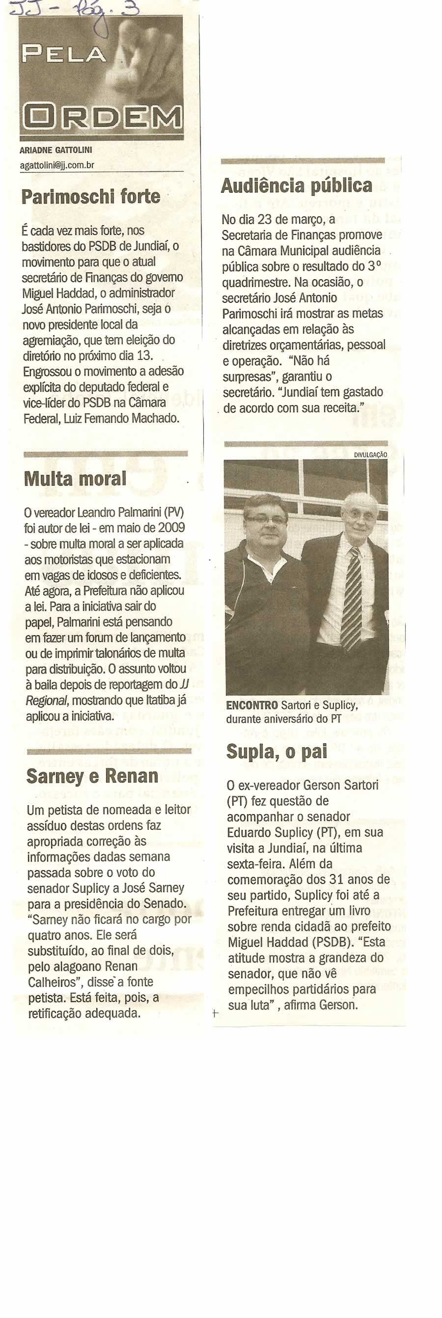 Jornal de Jundiaí - 22/02/2011