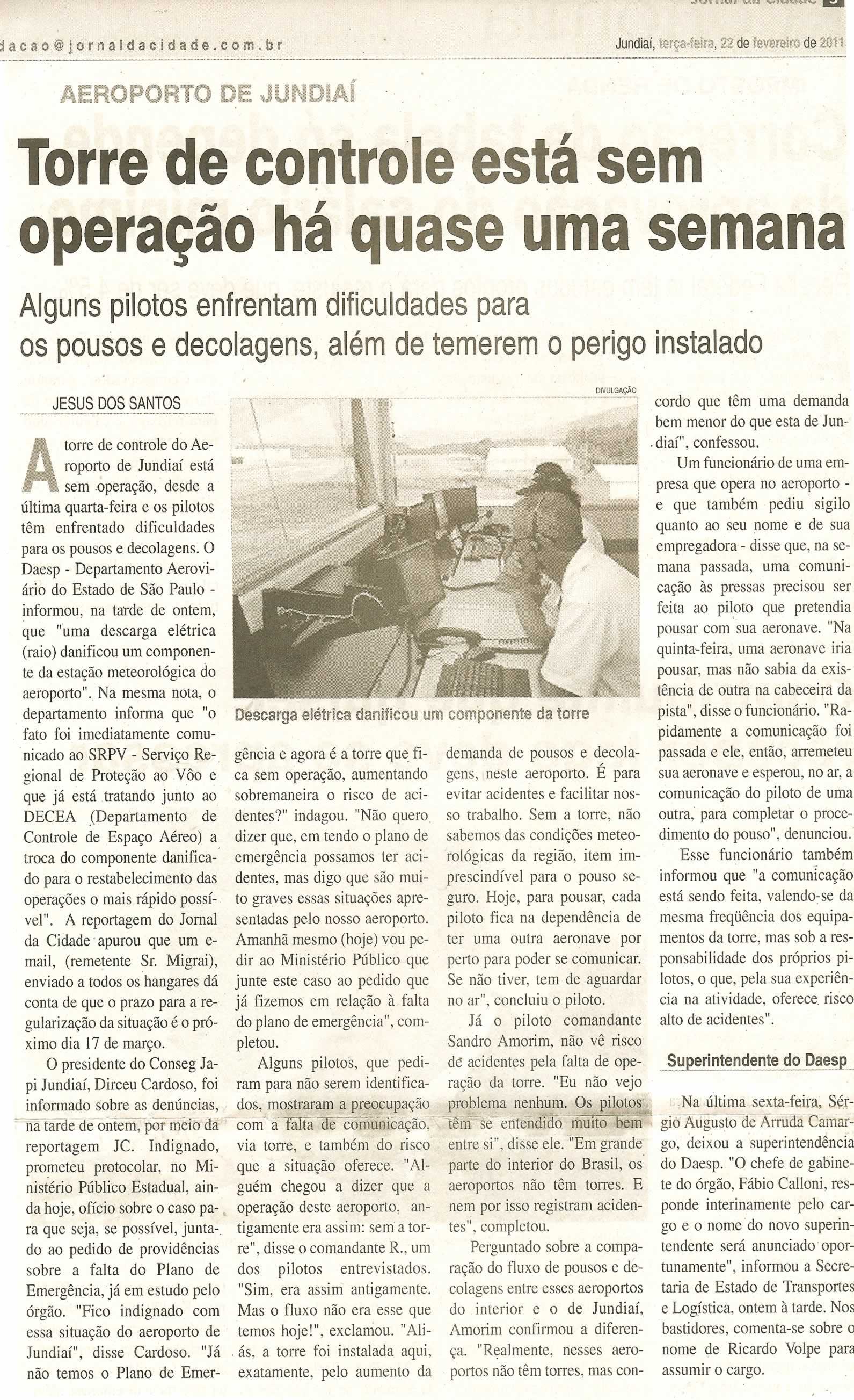 Jornal da Cidade - 22/02/2011