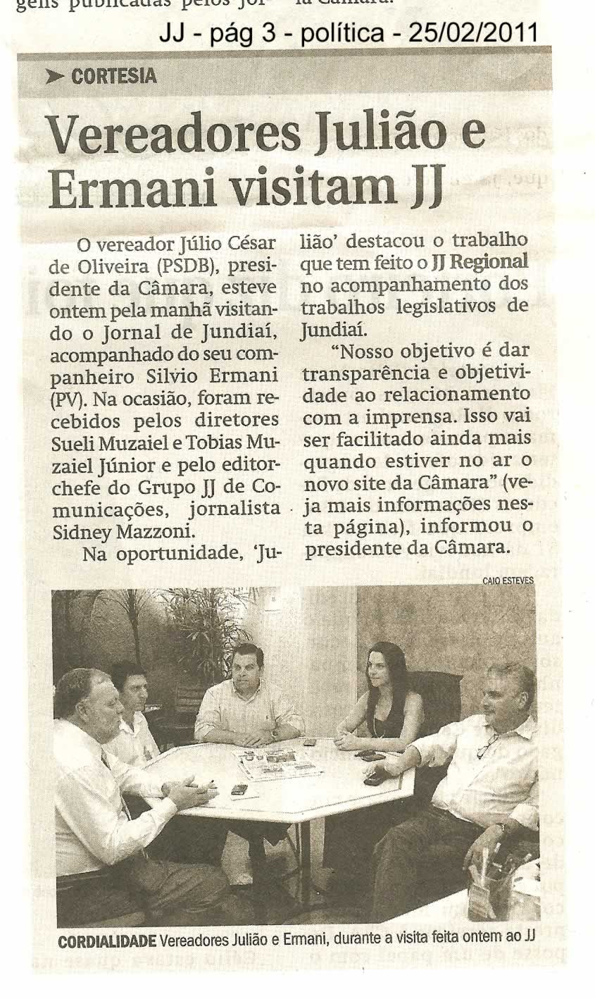 Jornal de Jundiaí - 25/02/2011
