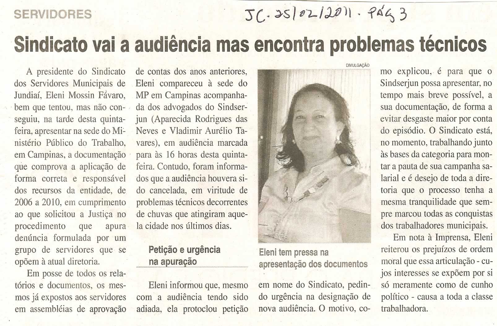 Jornal da Cidade - 25/02/2011
