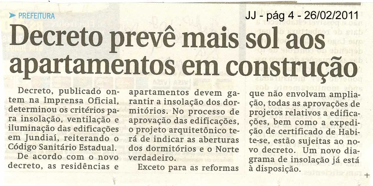 Jornal de Jundiaí - 26/02/2011
