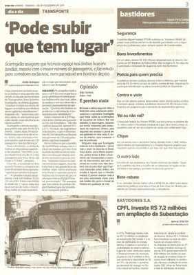 Bom Dia Jundiaí - 26/02/2011