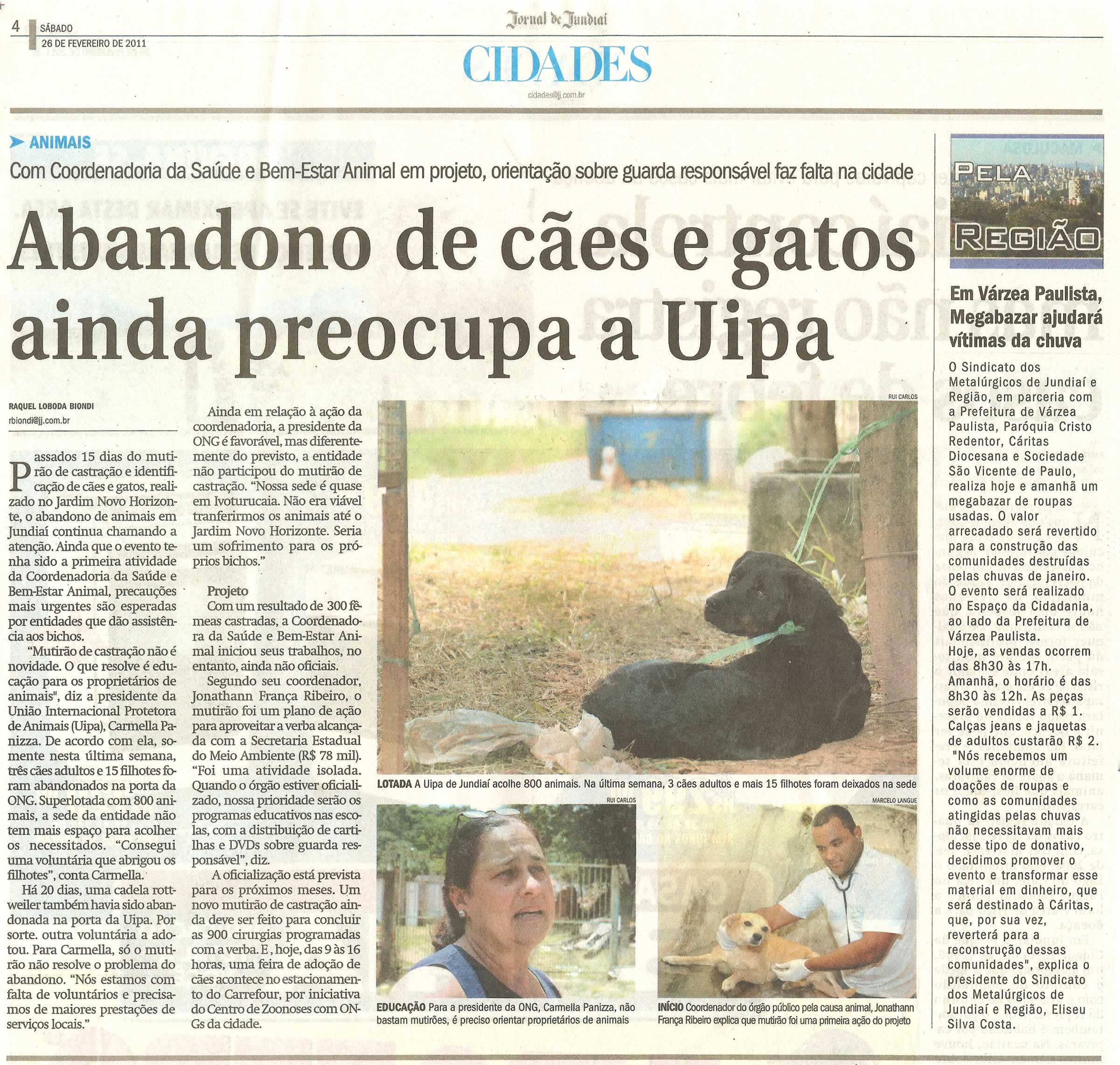 Jornal de Jundiaí - 26/02/2011