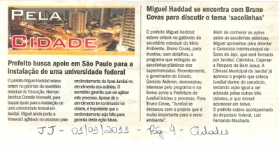 Jornal de Jundiaí - 01/03/2011