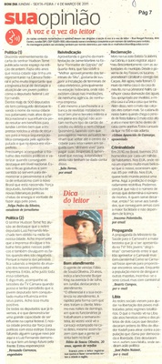 Bom Dia Jundiaí - 04/03/2011