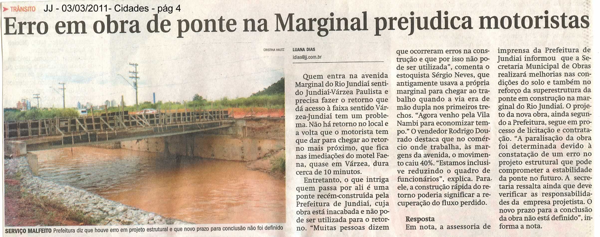 Jornal de Jundiaí - 03/03/2011