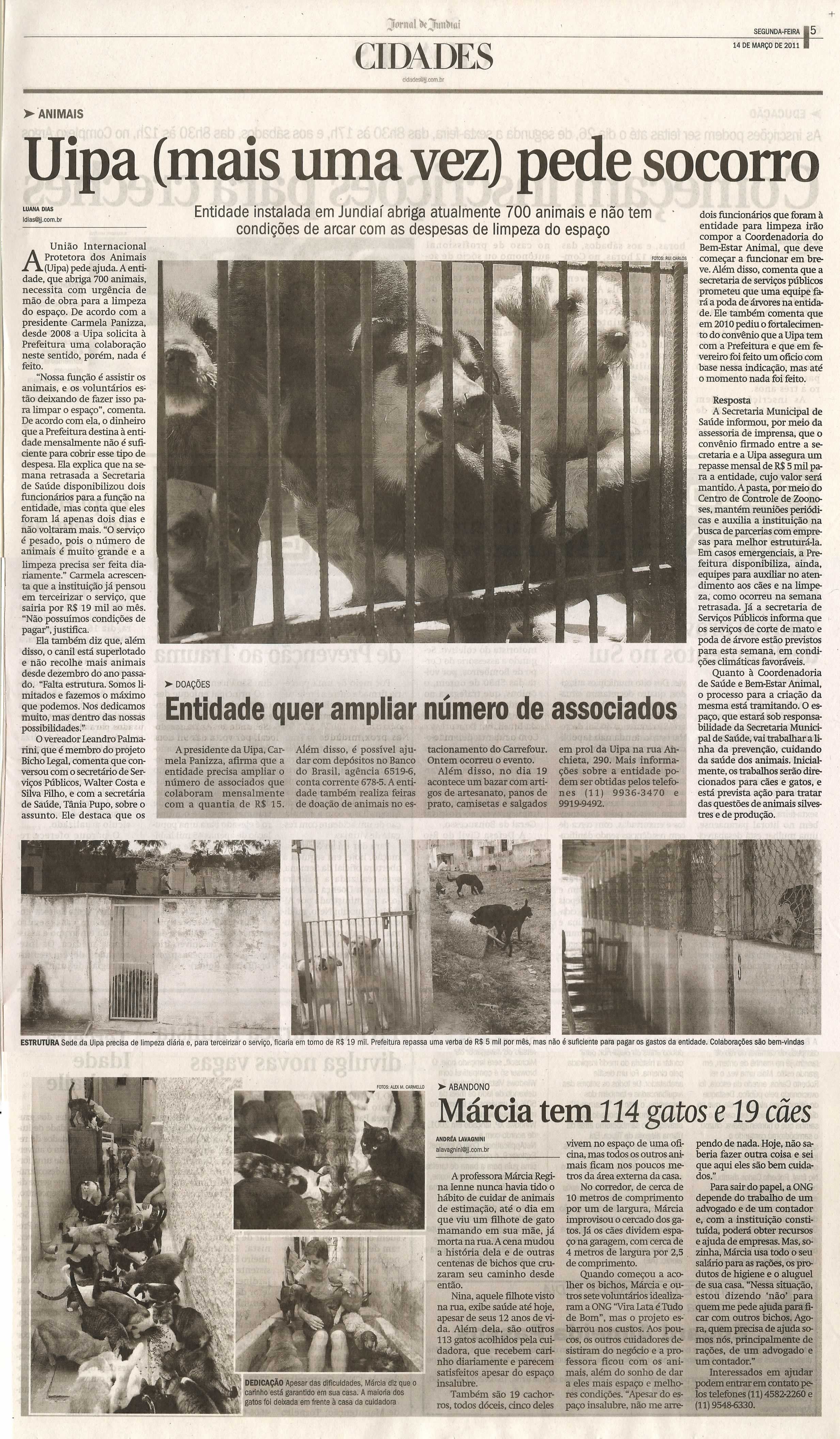 Jornal de Jundiaí - 14/03/2011