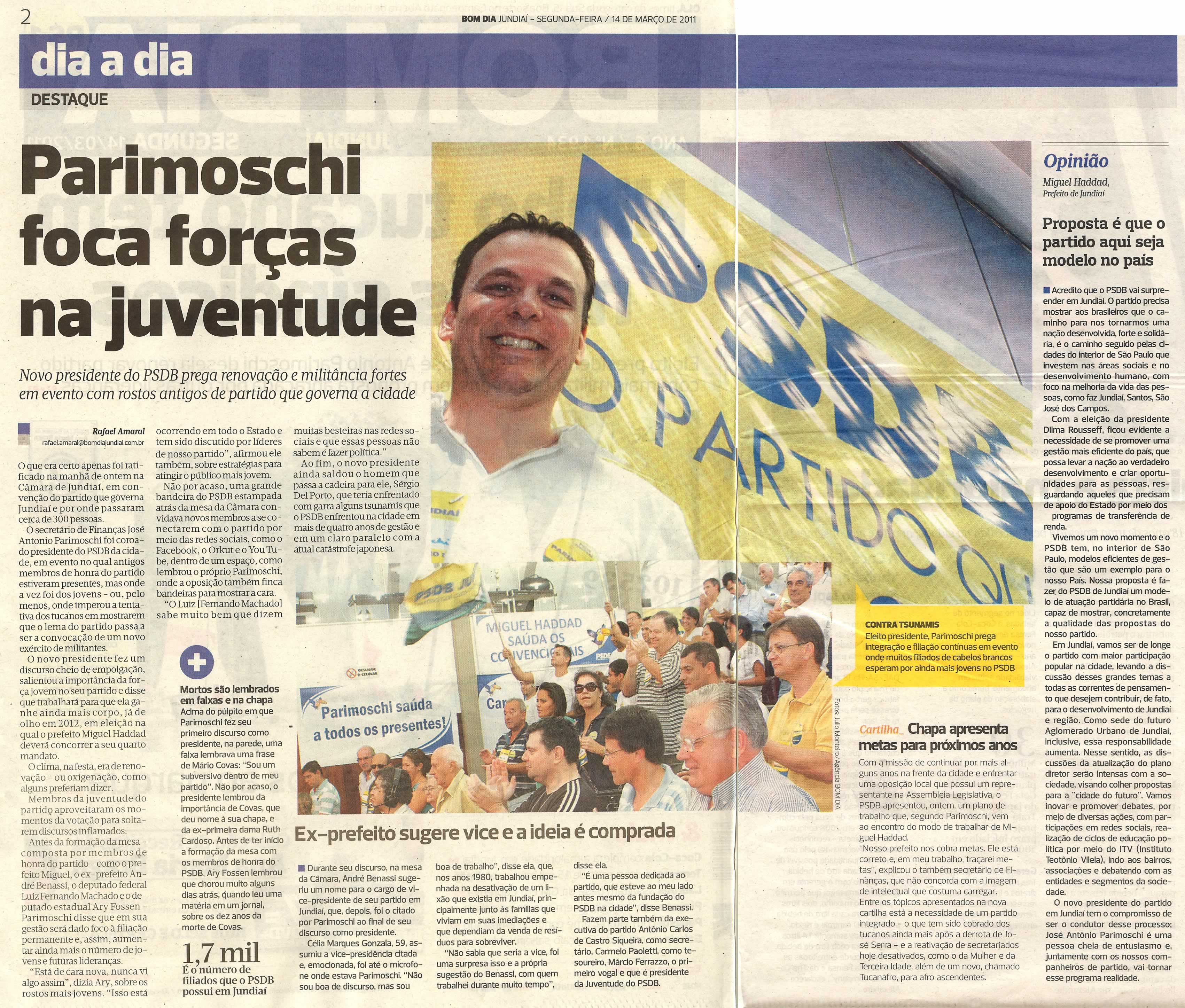 Bom Dia Jundiaí - 14/03/2011