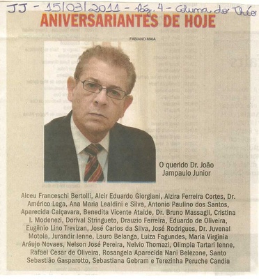 Jornal de Jundiaí - 15/03/2011