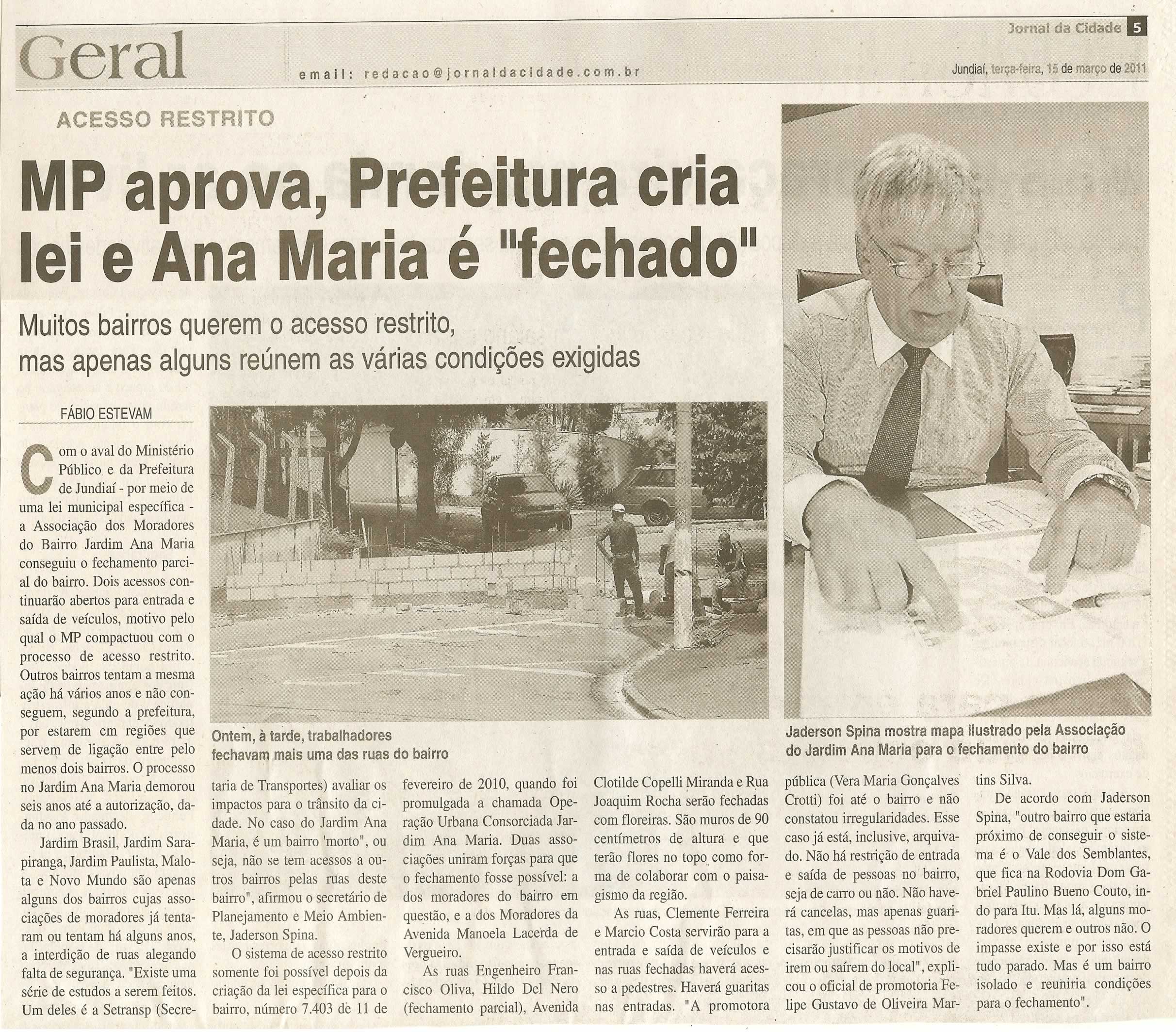 Jornal da Cidade - 15/03/2011