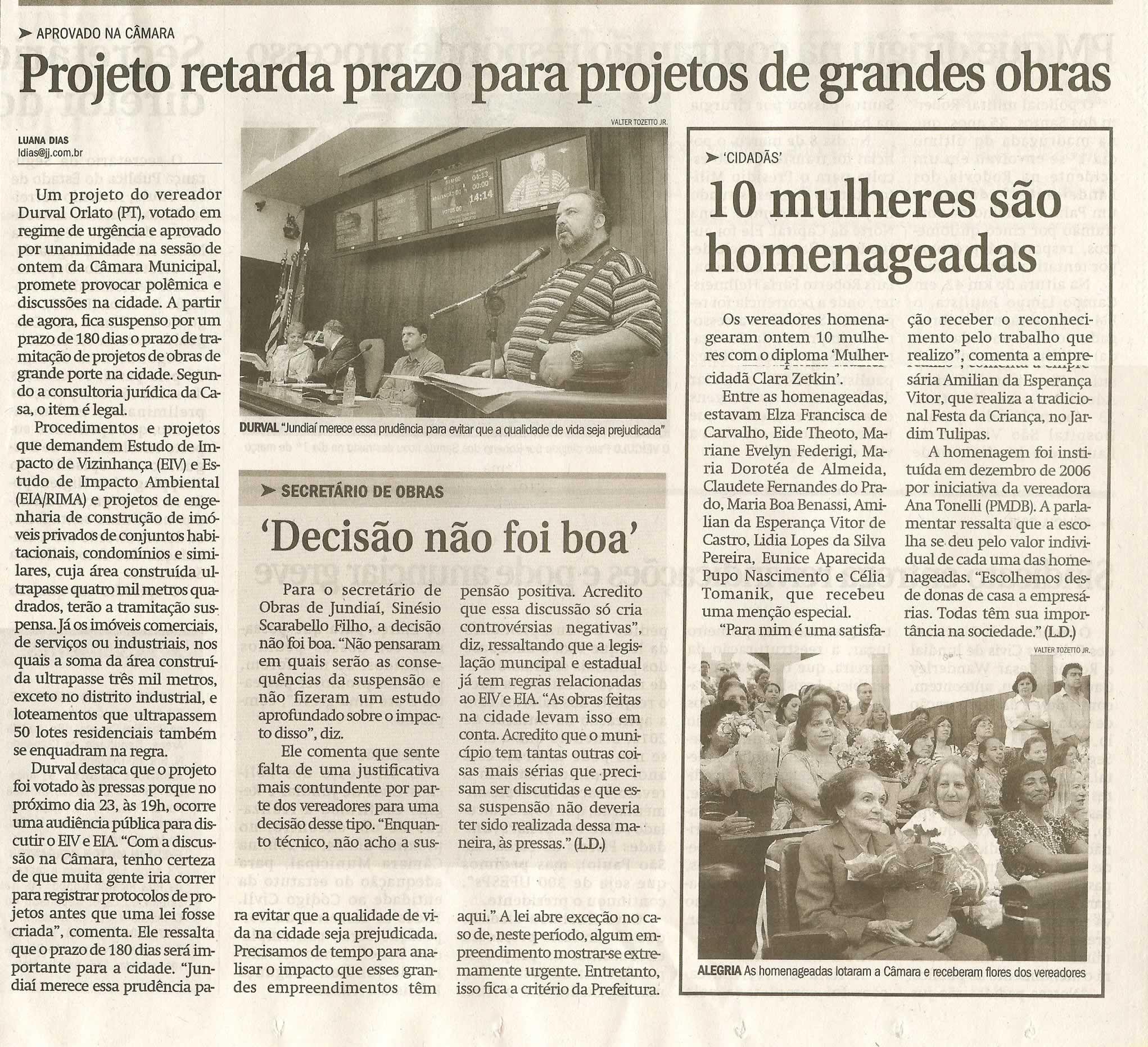 Jornal de Jundiaí - 16/03/2011