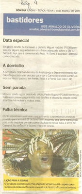 Bom Dia Jundiaí - 08/03/2011