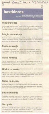Bom Dia Jundiaí - 05/03/2011