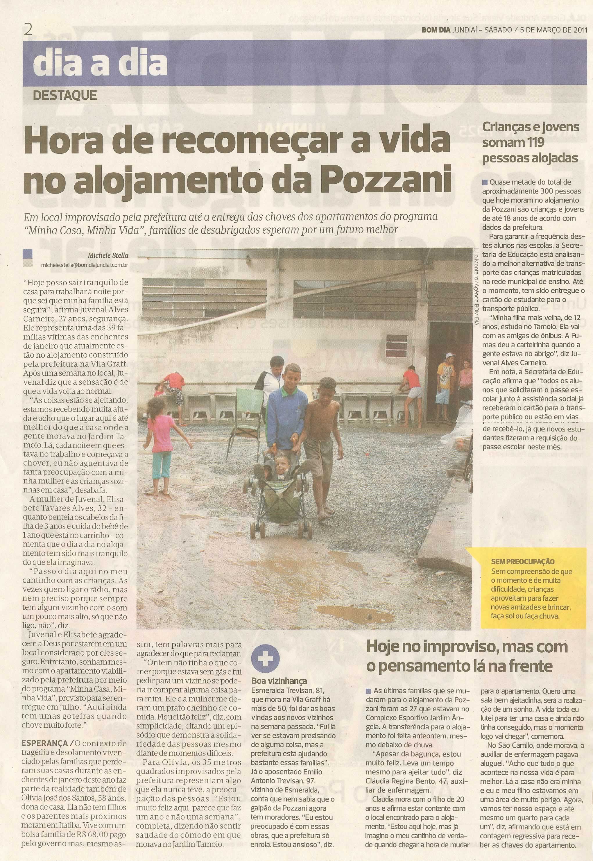 Bom Dia Jundiaí - 05/03/2011