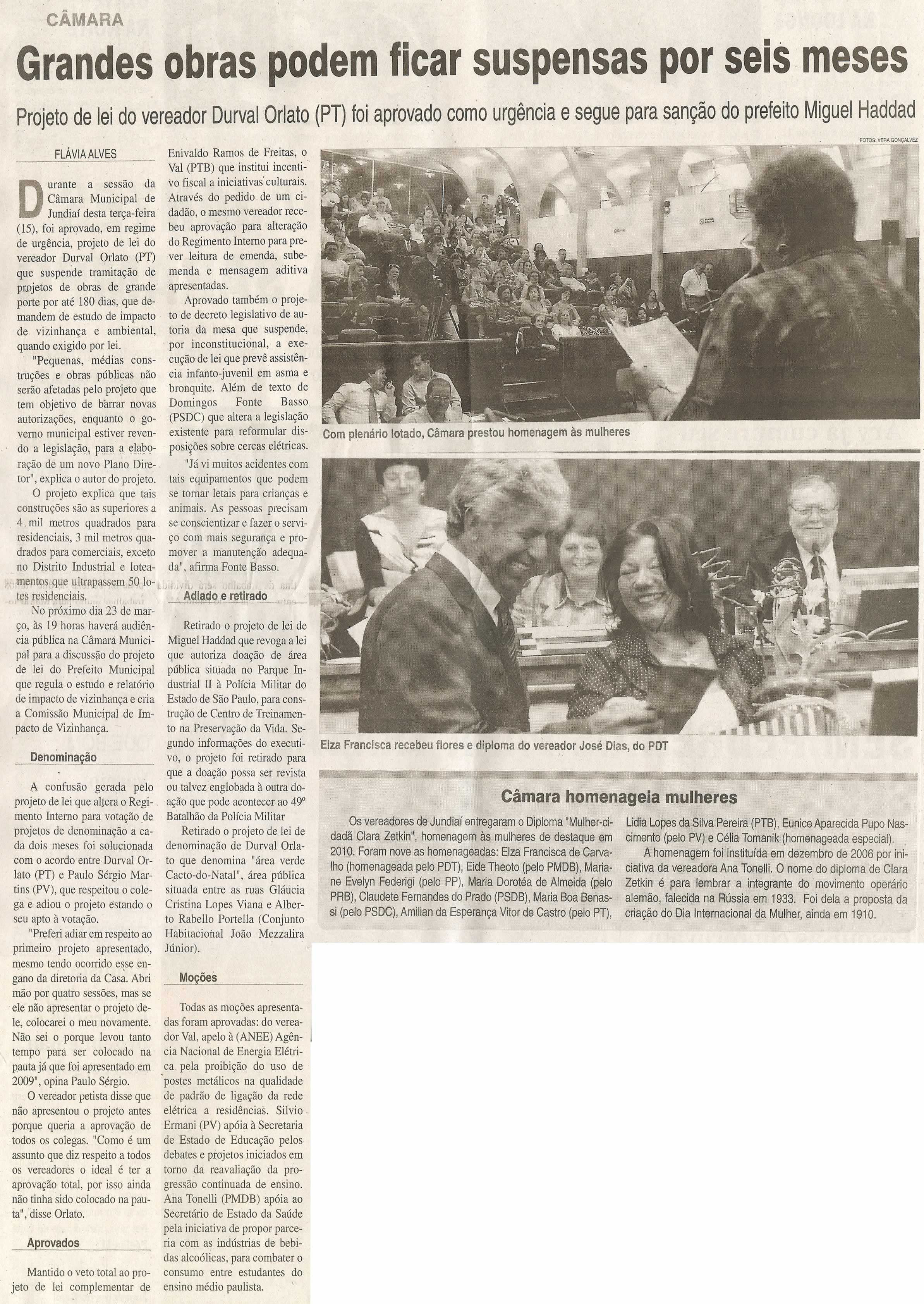 Jornal da Cidade - 16/03/2011