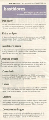 Bom Dia Jundiaí - 18/03/2011
