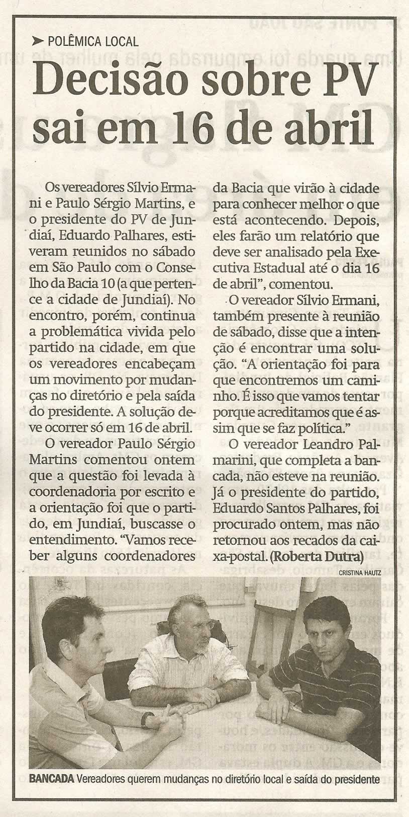 Jornal de Jundiaí - 21/03/2011