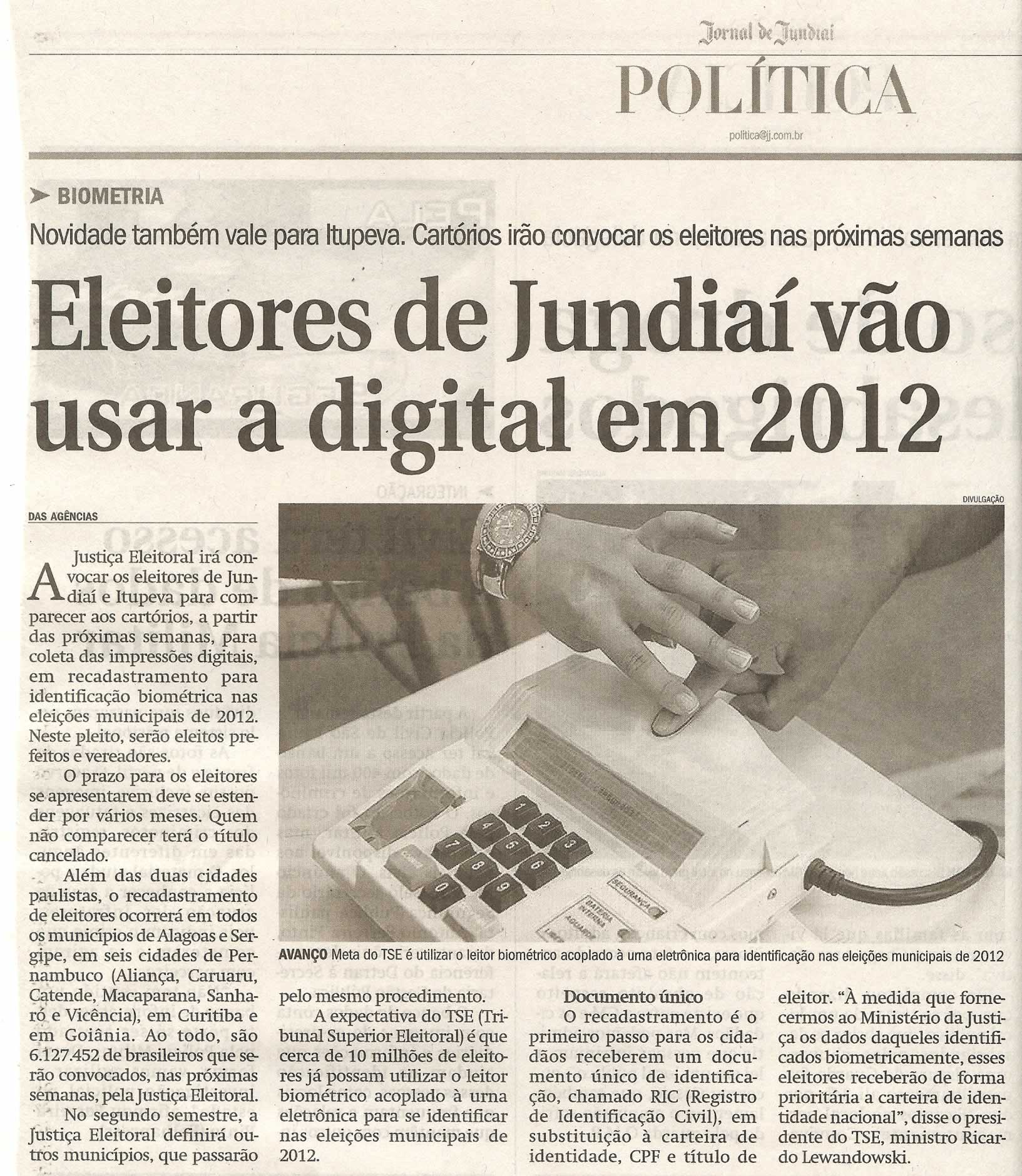 Jornal de Jundiaí - 21/03/2011
