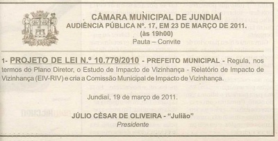 Bom Dia Jundiaí - 19/03/2011