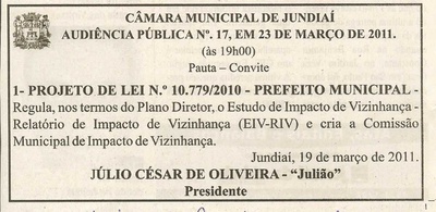 Jornal da Cidade - 19/03/2011