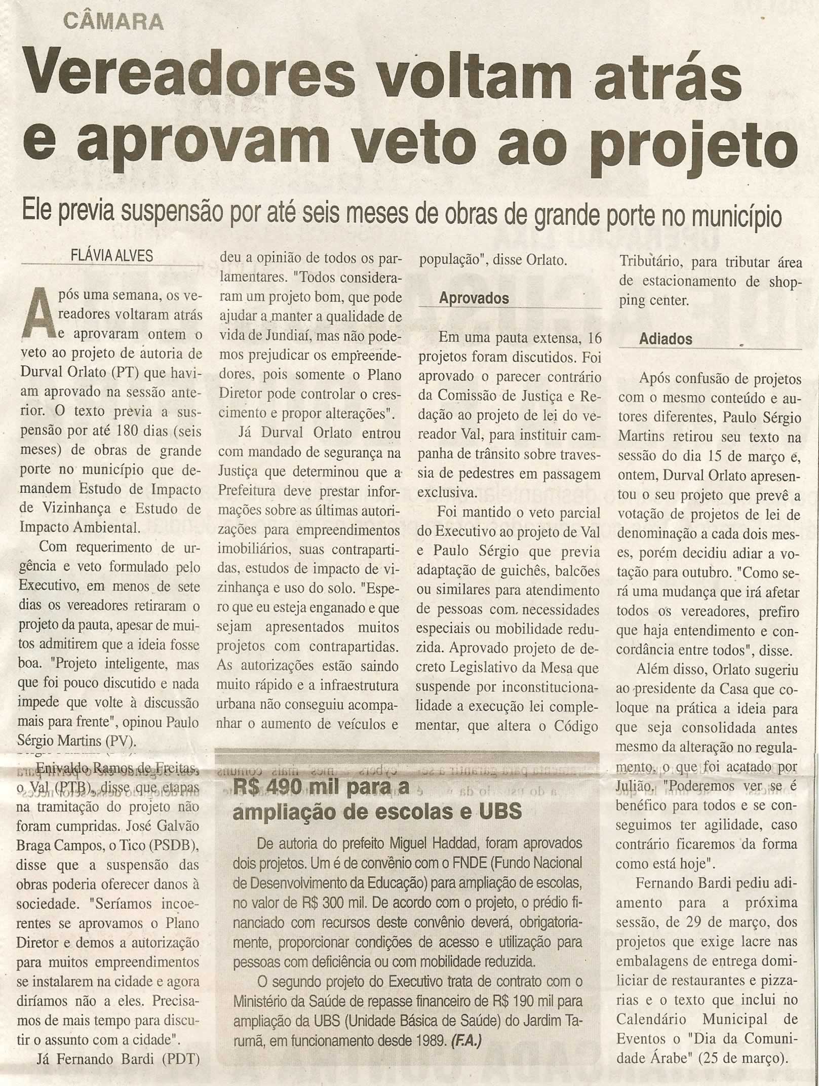 Jornal da Cidade - 23/03/2011
