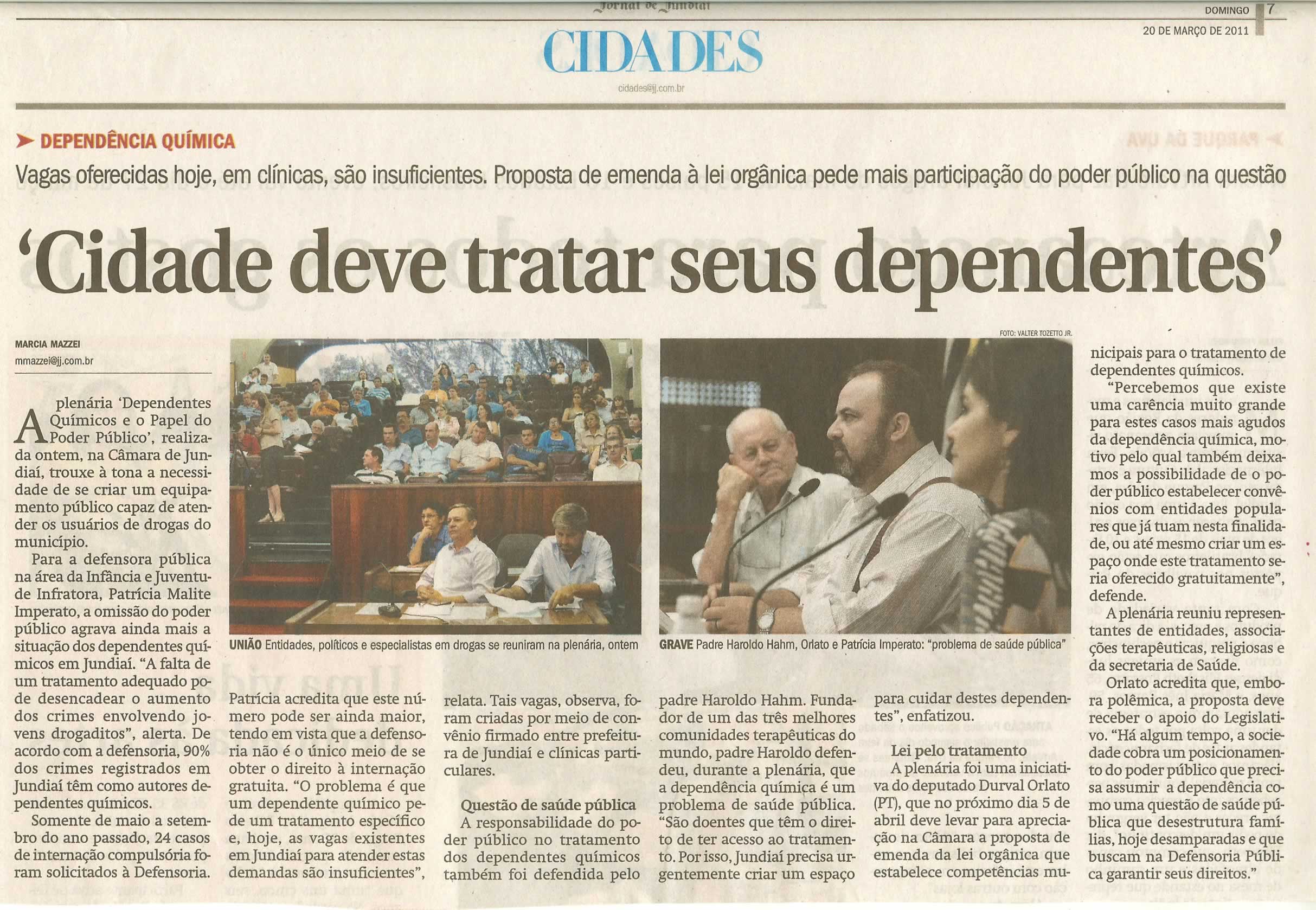 Jornal de Jundiaí - 20/03/2011